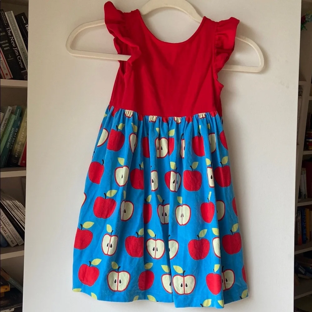 Eleanor Rose Adorable Apple Twirl Dress
